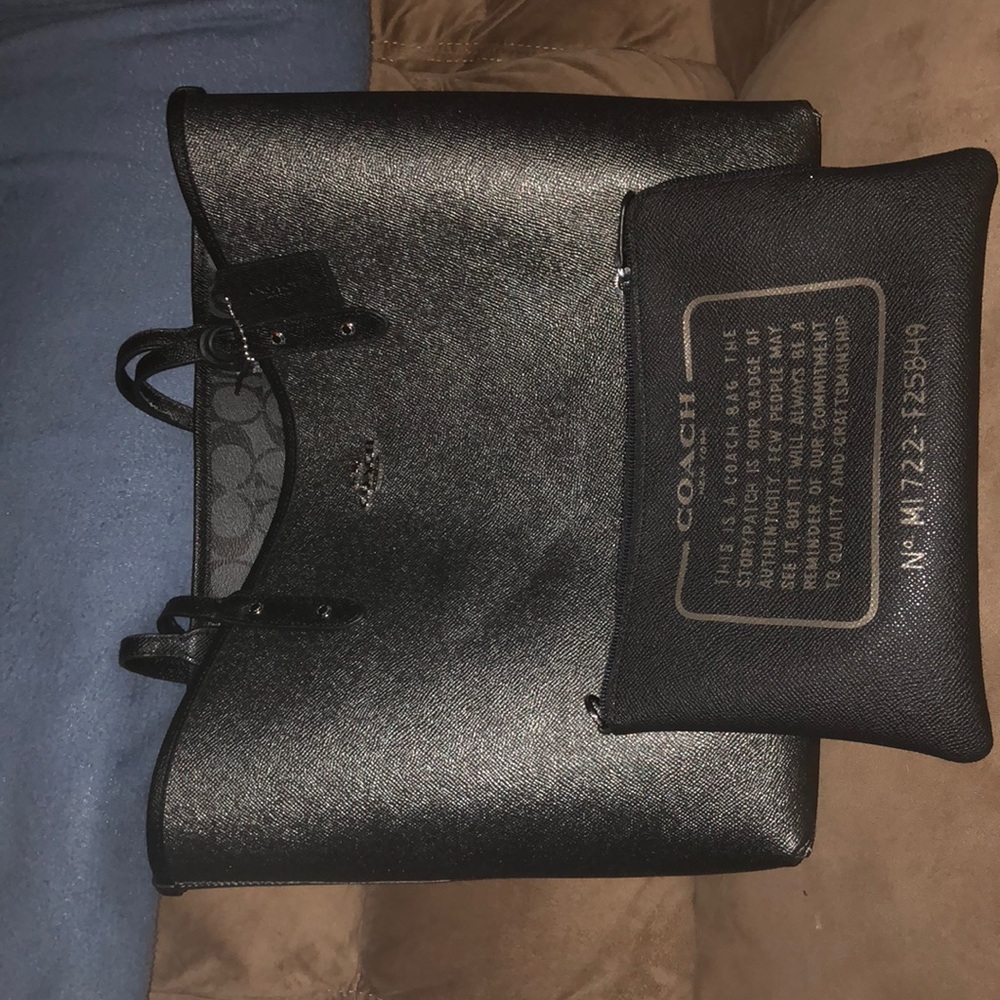 Authentic Large reversible Coach purse